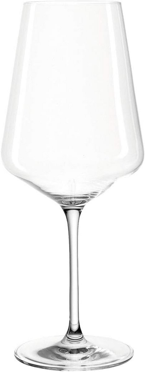Groot Rode Wijnglas met Getrokken Steel - 750 ml - Vaatwasserbestendig