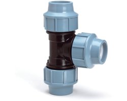 Tyleen koppeling | T-Stuk | 32 mm | 3 x Knel