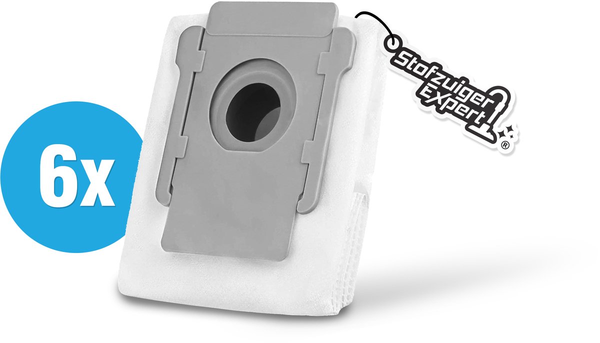 6x Stofzuigerzakken geschikt voor iRobot Roomba i3+ i5+ i6+ i7+ S9+ Combo J9+ Combo j7+ Combo i8+ Robotstofzuiger - 6 stuks
