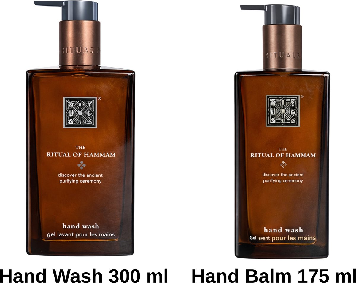 Rituals of Hammam - Hand Balm 175 ml - Hand Wash 300 ml - New Design