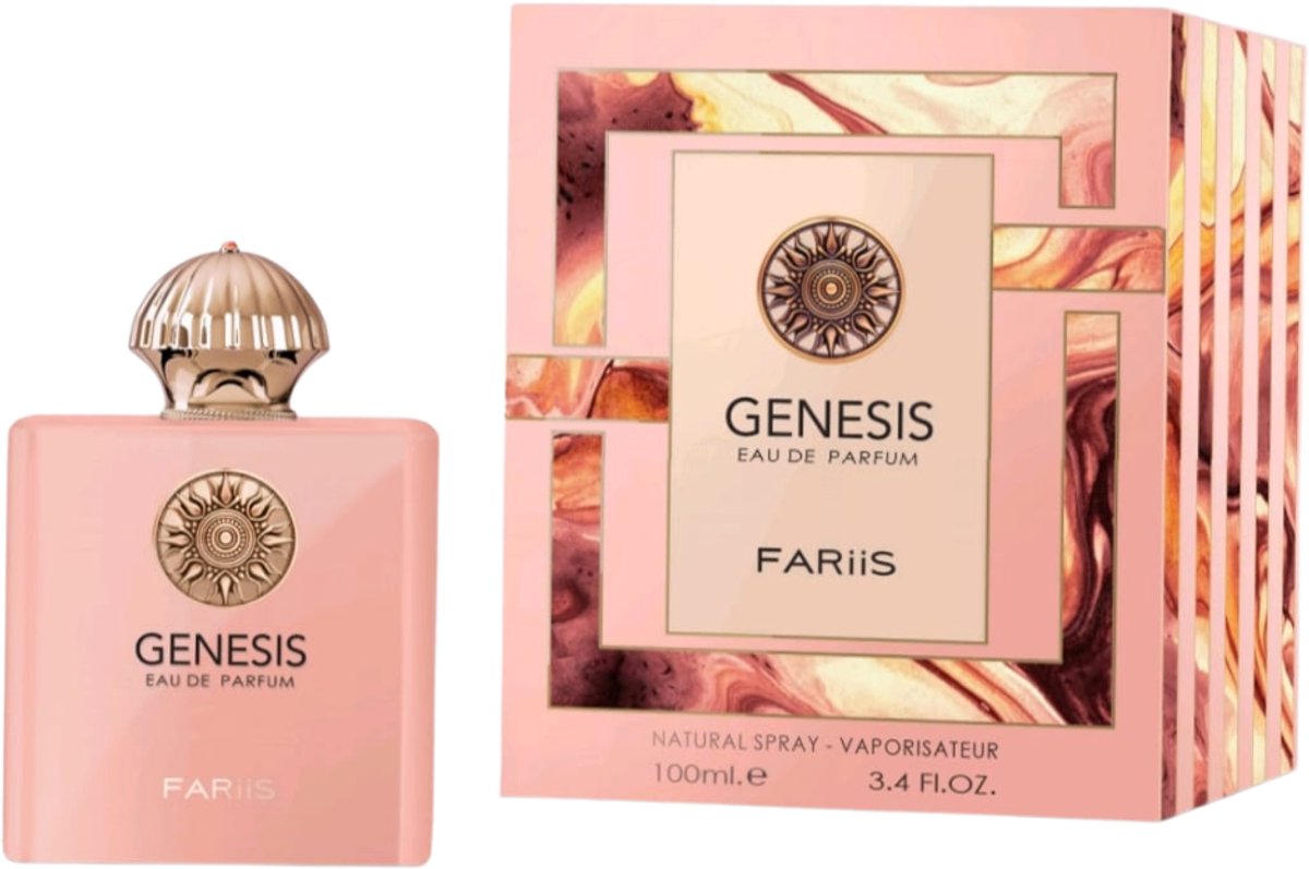 Fariis Genesis Eau de Parfum 100 ml – Frisse Houtachtige Parfum – Unisex Luxe Geur – Langhoudend