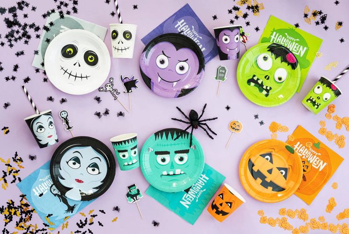12 Halloween Friends Servetten 33x33cm