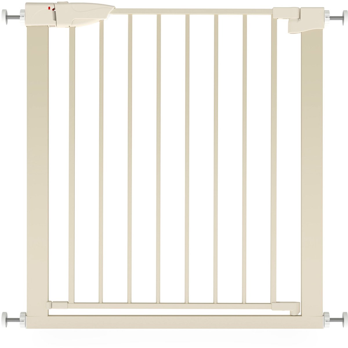 Traphekje Zonder Boren – 76 t/m 82 cm – Veiligheidshekje – Klembevestiging - Kinderhekje - Hondenhek - Beige