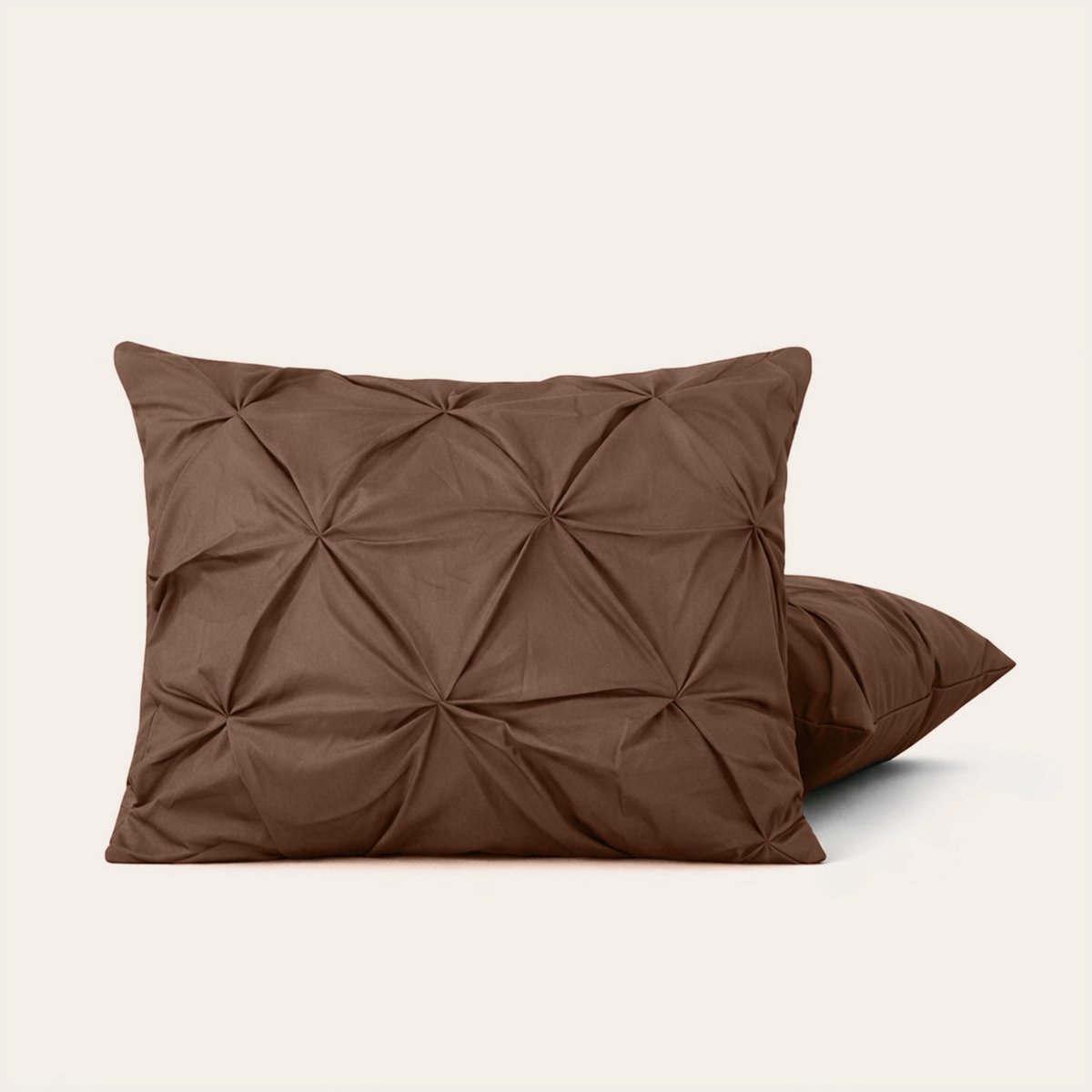 HappyBed Terracotta kussensloop set 2 stuks - 60x70 cm - 100% Microvezel - Ultieme slaapcomfort