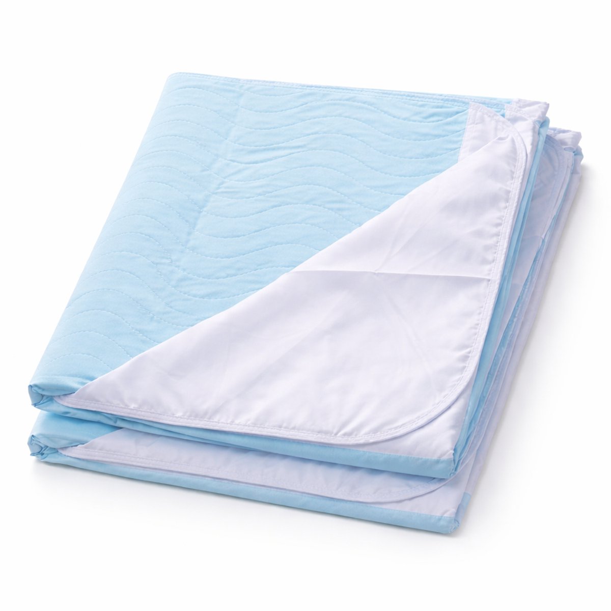 Wasbare Incontinentie Bedonderlegger met Instopstroken – 85x90 cm – Matrasbeschermer – Set van 2
