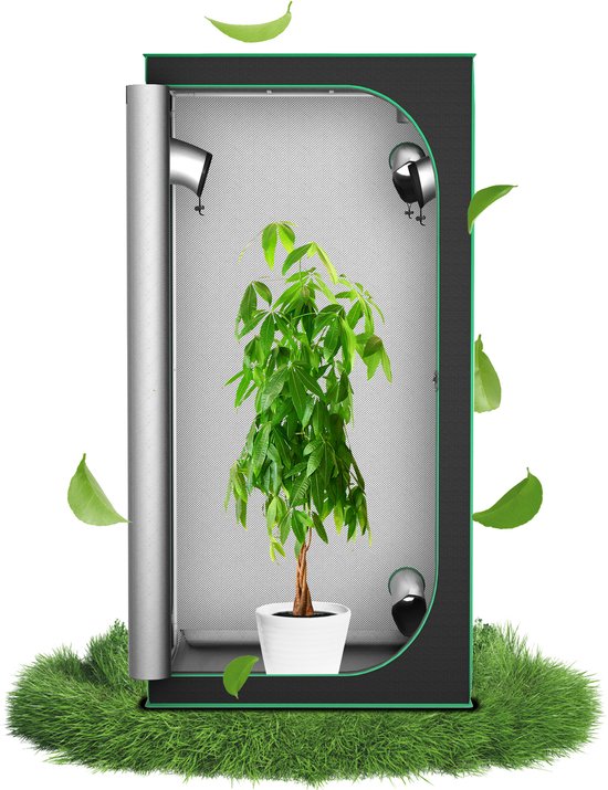 HIGHWERK Growzelt 80 x 80 x 180 cm | Indoor Grow Tent für