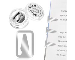 Roestvrij stalen bladwijzers voor boeken - set van 50 - goud en zilver - ideaal voor lezen, leraren, studenten