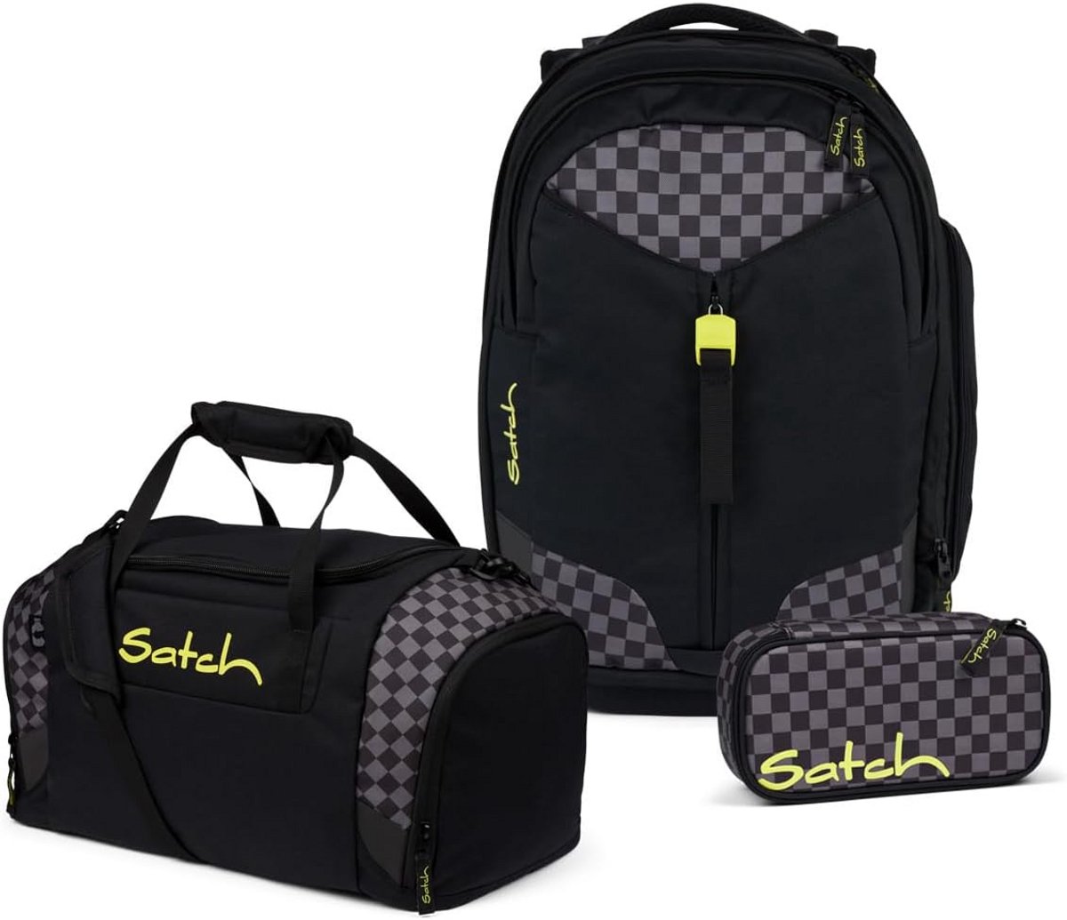 Complete Schooltas Set voor Middelbare School - Rugzak, Pennenzak en Sporttas
