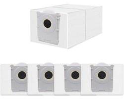 Stofzuigerzak gescht voor Ecovacs Deebot X8/X9 PRO Omni/T50 Pro Omni/T50 Max Pro/T50 Omni/T80/T30C robotstofzuiger,actieve koolstofzak accessoires,5 stuks 3L capaciteit stofzuigerzakken,reserveonderdelen 