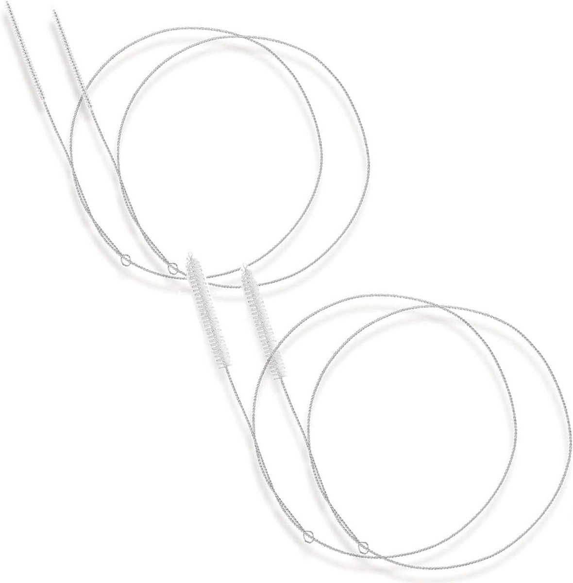 Set van 4 Extra Lange Reinigingsborstels voor Slangen, Rieten en Afvoeren - 100 cm