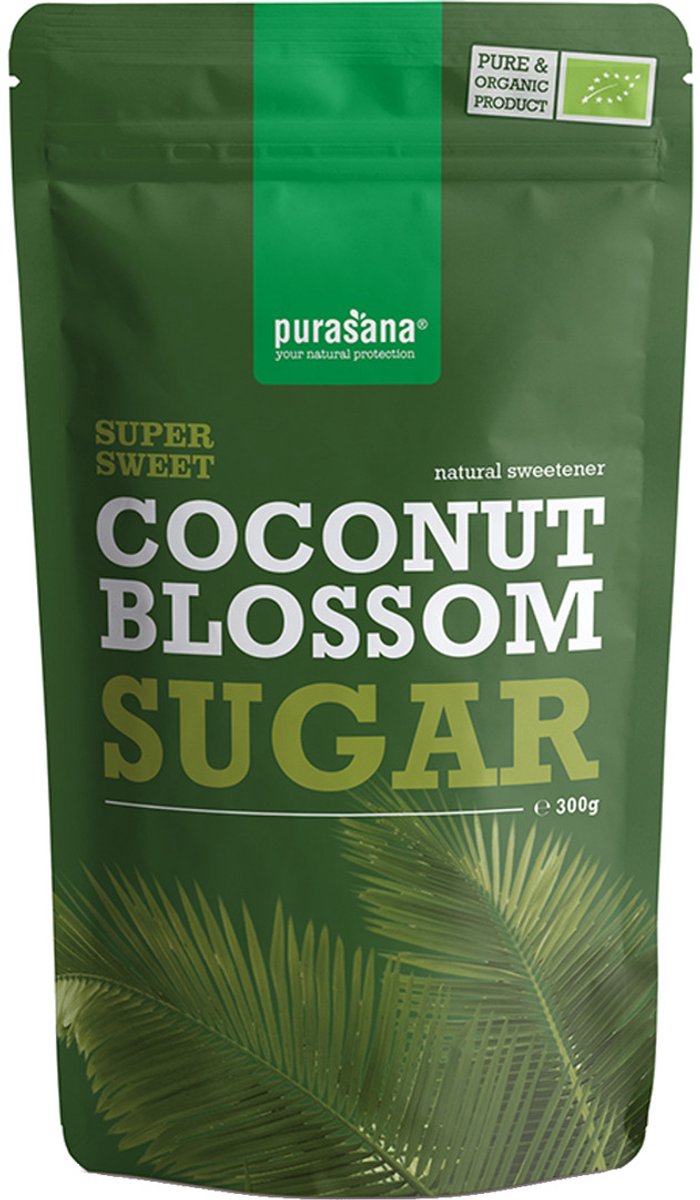 Purasana Kokosbloesemsuiker - 300g - BIO