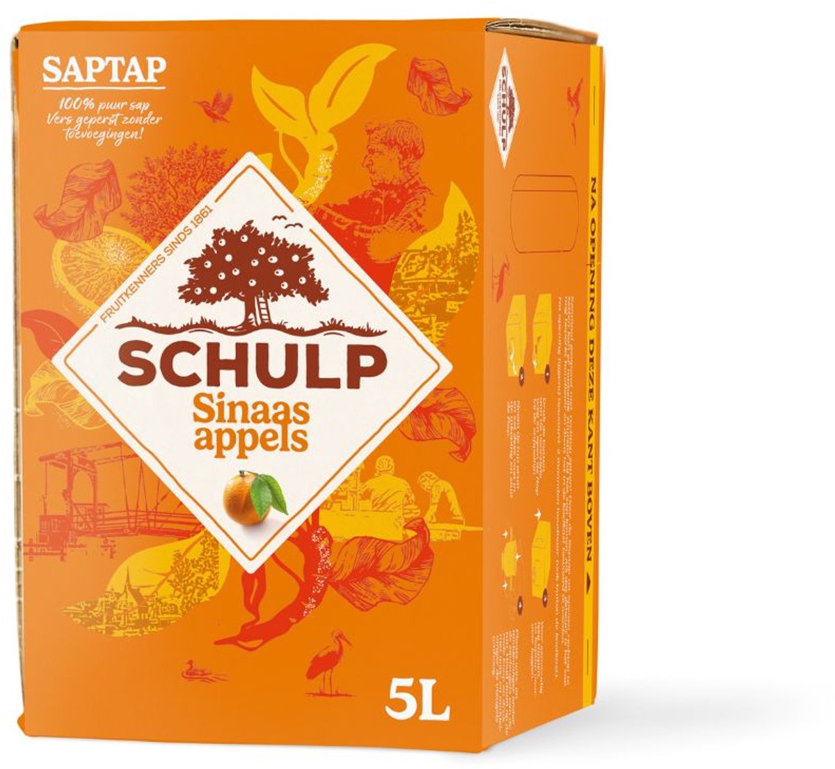 Schulp Sinaasappel saptap 5 liter