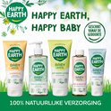 Happy Earth baby shampoo, wash & bath gel, soft body lotion, face & body oil en luiercrème.