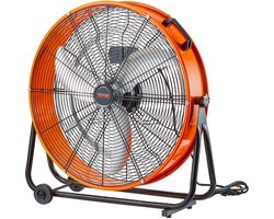 VEVOR Trommelventilator Vloerventilator Staande Ventilator 3 Snelheden 145W 78x71x32CM