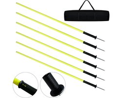 ACXIN Agility Slalom Palen – 1,5 m – Trainingsset met Draagtas