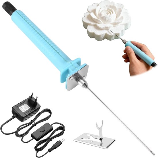 Foto: Piepschuimsnijder elektrische schuimsnijder 27 w 15 cm met standaard met 5v voedingsadapter foam cutter snijapparaat voor svtyroporboog snijkantensvtyroporboog snijkanten