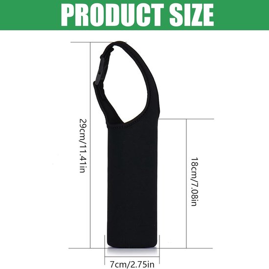 Isolerende Flessentas - 2 Stuks - Sleeve Thermosfles - Isolatie - Thermotas - Handvat Riem - Isolatietas - Hittebestendige - Geschikt Voor Warme Dranken — afbeelding 5