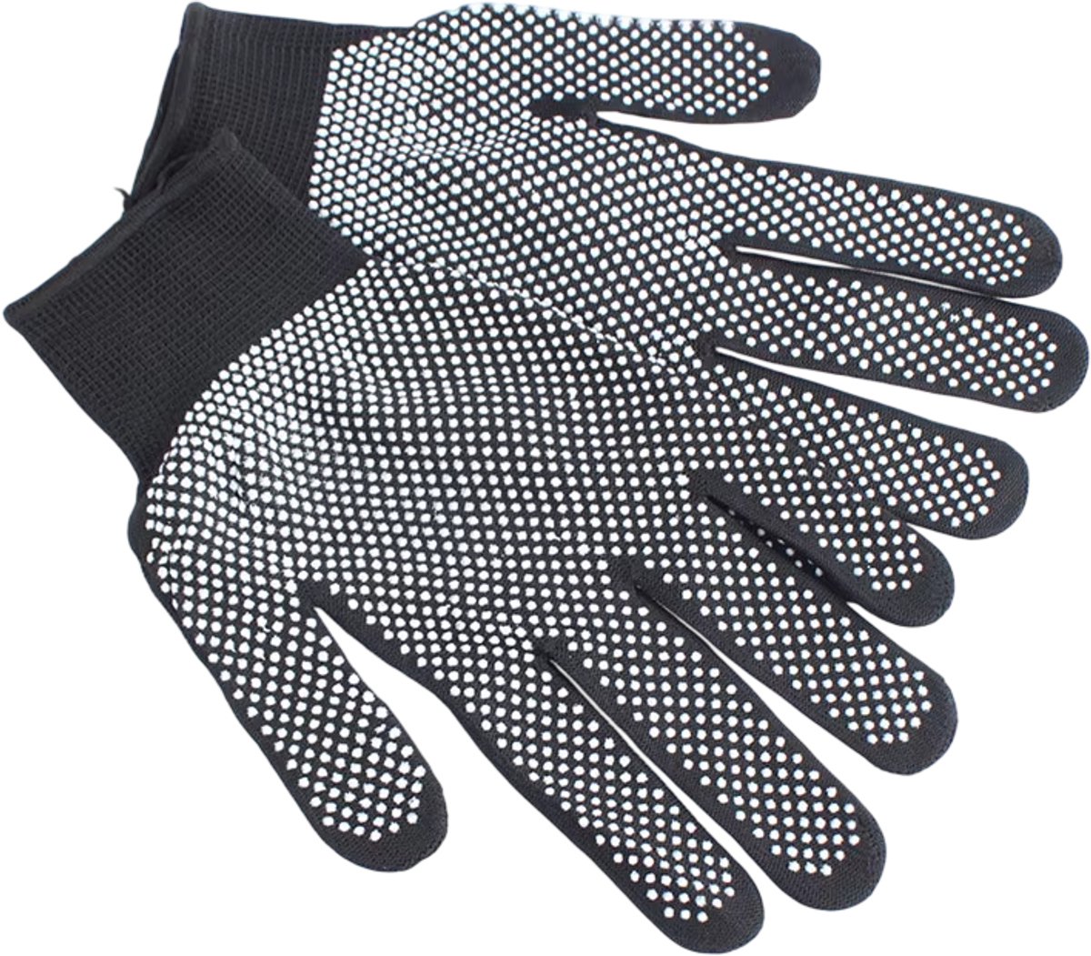 Warmtebestendige Haarstyling Handschoen – Hittebestendige Bescherm Handschoen voor Krultang, Stijltang en Föhn (1 Paar) - Zwart