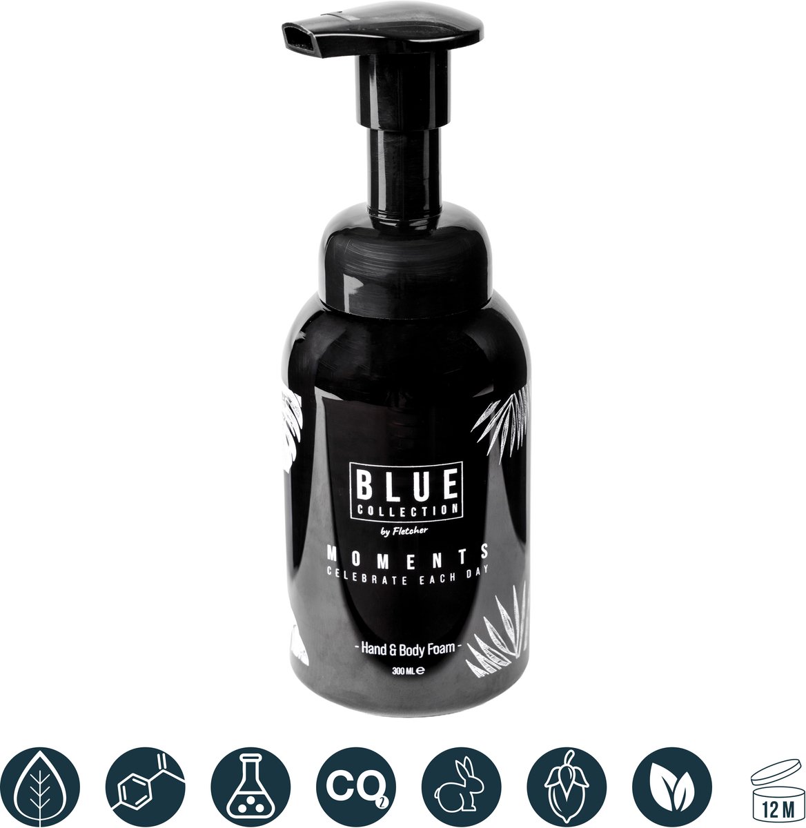 BLUE Collection Hand & Body Foam - 300 ml - Verzorgend - Voedende Huidverzorging