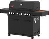Grill Guru Burner 6 - Gasbarbecue - 4x hoofdbrander - 2x infrarood - 1x zijbrander - 1x achterbrander -Zwart