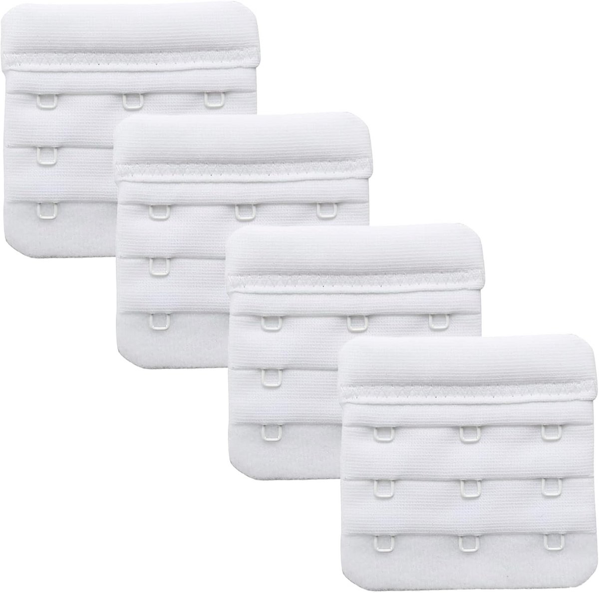 Bh Verlengstuk Wit met 3 Haken - Meer Comfort voor Beha's