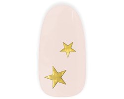 Maniac Nails Gellak Stickers – Golden Star by anouk Nijs – 28 stickers voor 2 manicures – 14+ dagen zonder chippen – Uitharden met UV-lamp – French manicure Gel Nagelstickers – Gel Nail Wraps