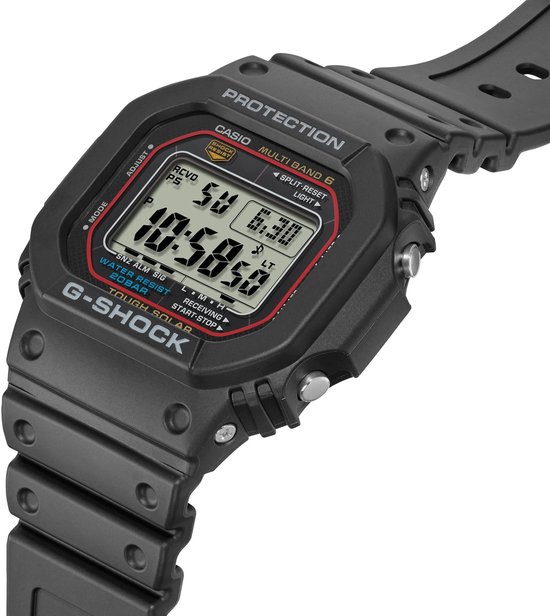 Monte Digital Quartz G-Shock Pour Hommes - Montre Robuste Classique 6900 - Bracelet Résine Noir