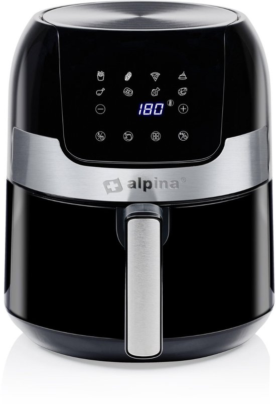 Alpina Airfryer 4.5L - Heteluchtfriteuse 1-4 Persone