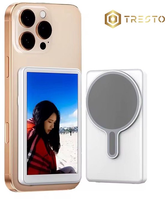 Magnetisch Selfie-controlescherm – 4 Inch HD, Draadloos Met Afstandsbediening, Voor IPhone En Android