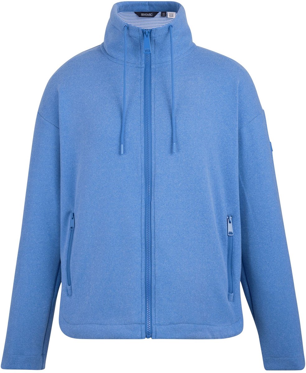 Dames Ashlynn gebreide fleece met volledige ritssluiting Blauw