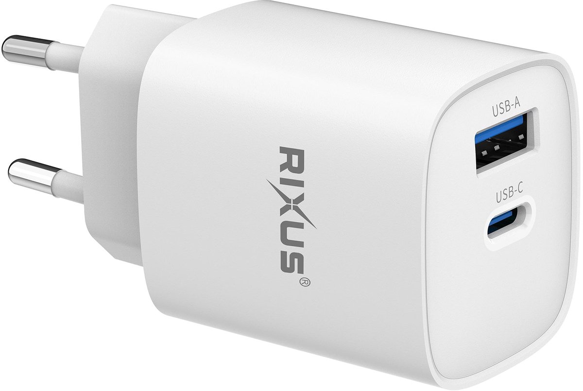 Rixus RX95A USB-C GaN PD Charger 30W White