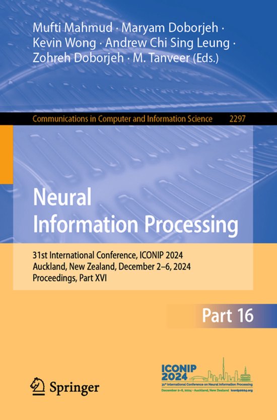 Communications in Computer and Information Science2297- Neur ... - cover