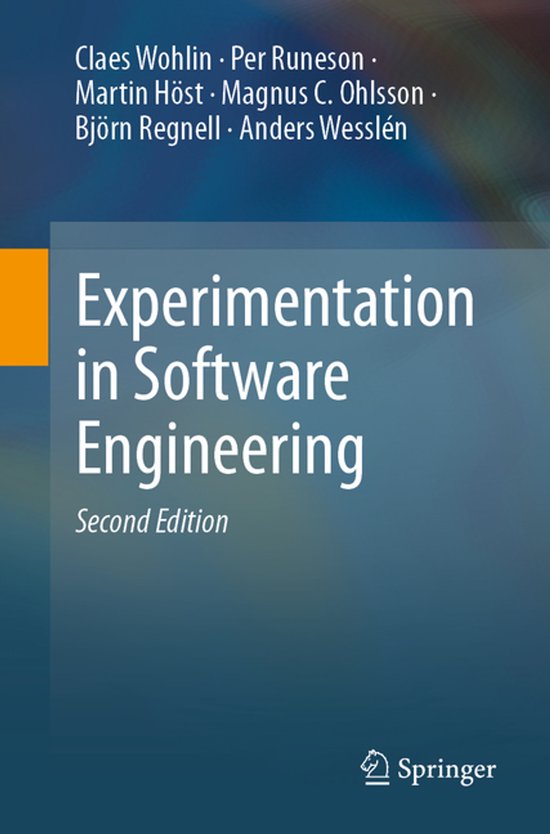Experimentation in Software Engineering - cover