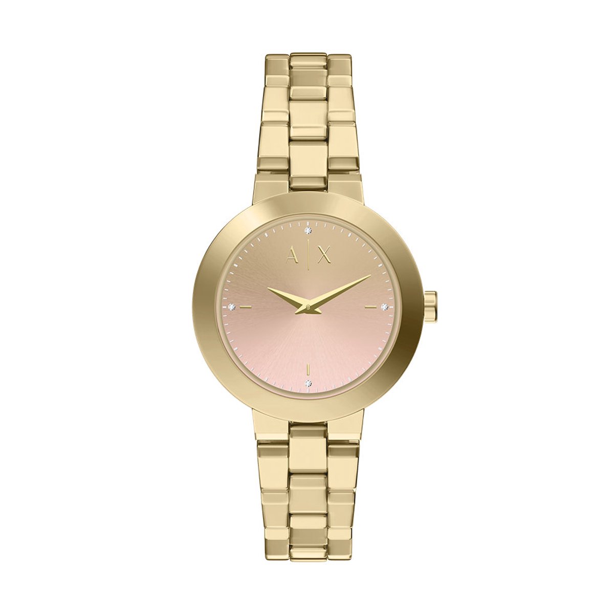 Armani Exchange AX5182 Vrouwen Horloge 36 mm - Goudkleurig