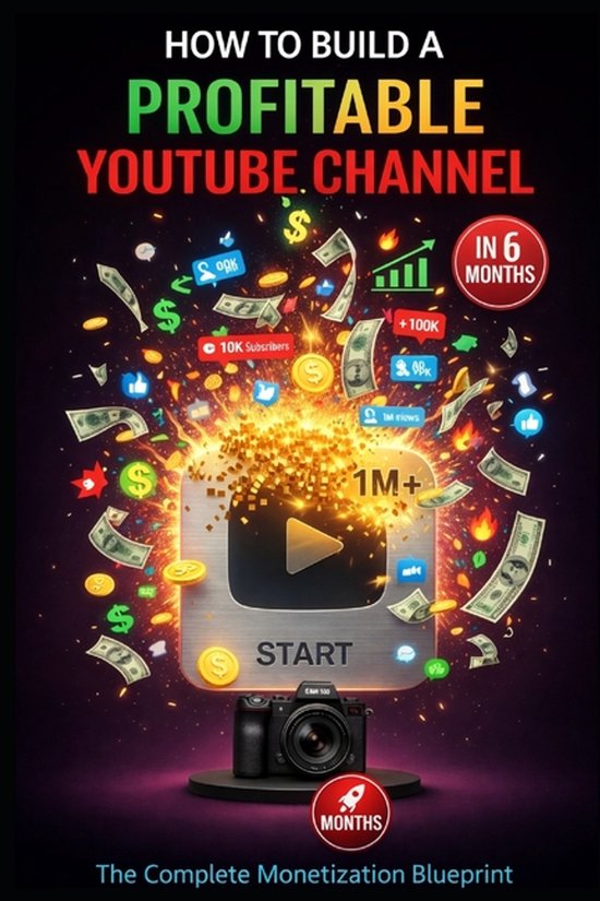 How to Build a Profitable YouTube Channel in 6 Months | 9798243649384 ...