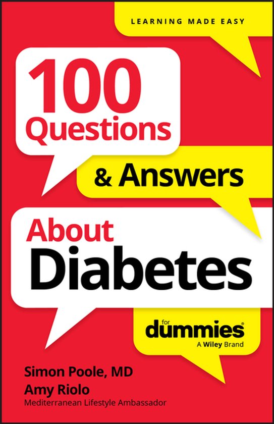 100 Questions & Answers About Diabetes For Dummies - cover