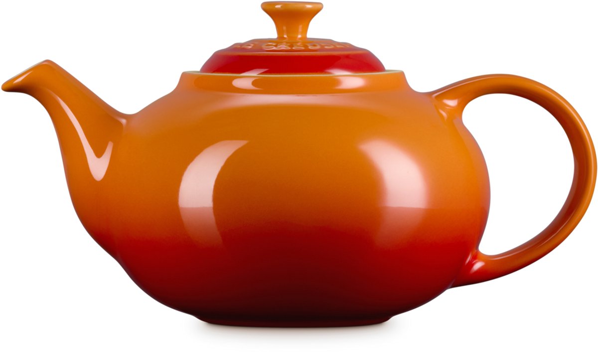 Le Creuset Theepot 1,3 Liter In Aardewerk Oranjerood