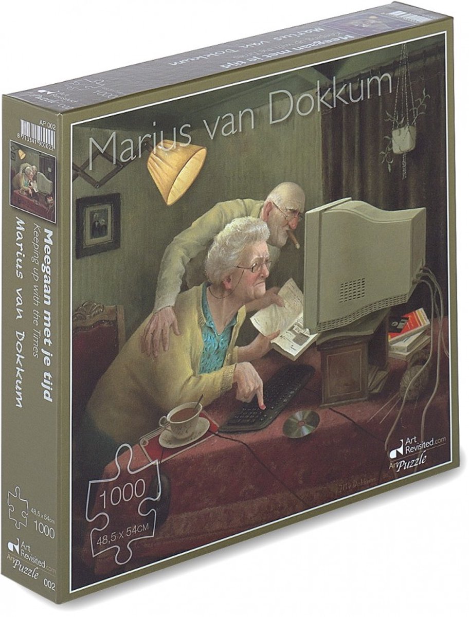 Marius van Dokkum Puzzel - Meegaan met je Tijd - 1000 st — afbeelding 2