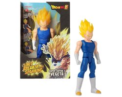 Bandai - Dragon Ball Super - Figurine géante Limit Breaker 30 cm - Super Saiyan 2 Vegeta - Sous licence officielle - Grande figurine lumineuse et sonore Sparking Vegeta - Jouet pour enfant de 4 ans et + - 38567