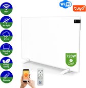 VH Infrarood paneel Superia - 60 x 120 cm - 720W - Wifi functie - Thermostaat - Incl. afstandsbediening - Wandmontage & Vrijstaand