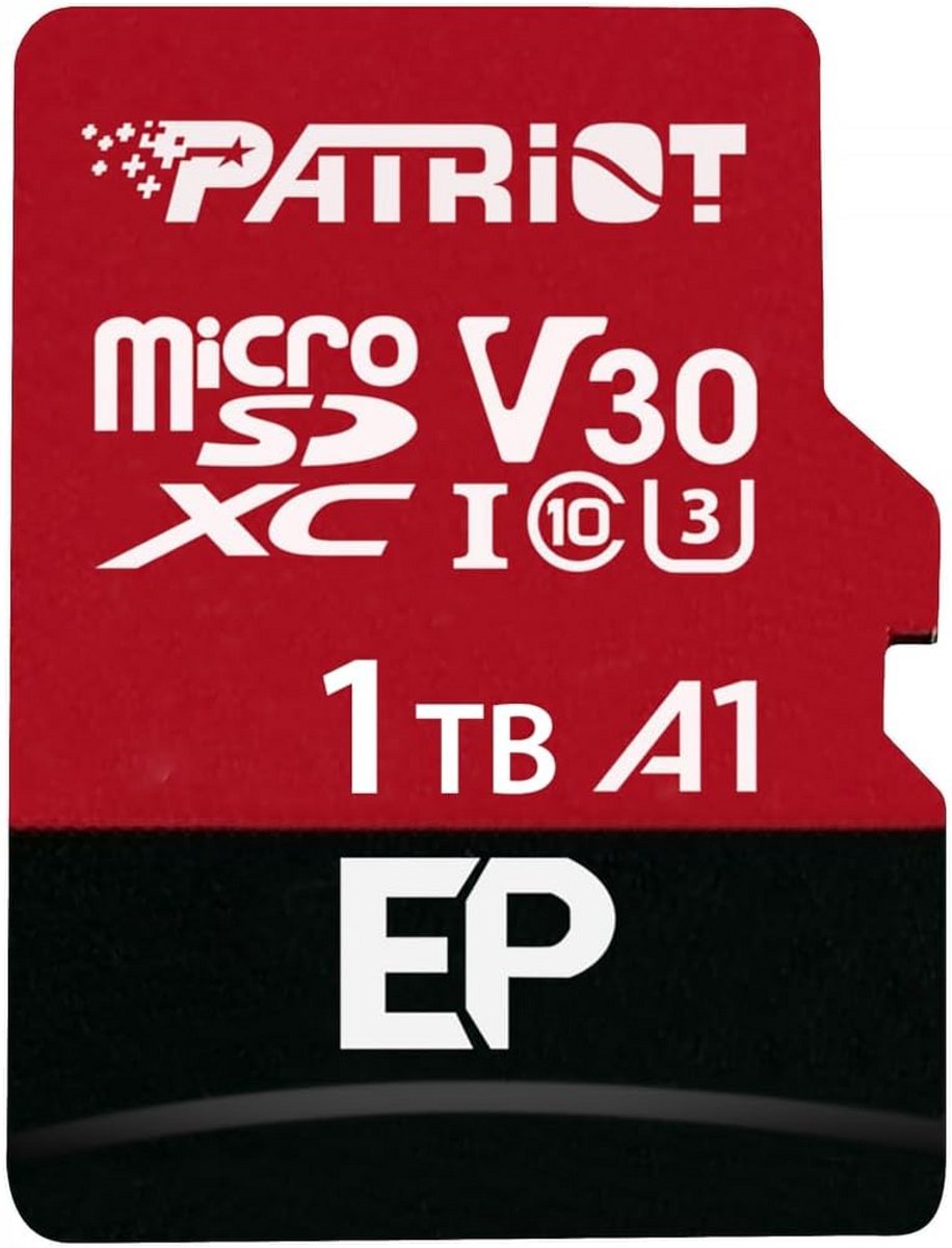 1TB Micro SDXC geheugenkaart V30 A1 UHS-I U3 voor 4K UHD video opnemen