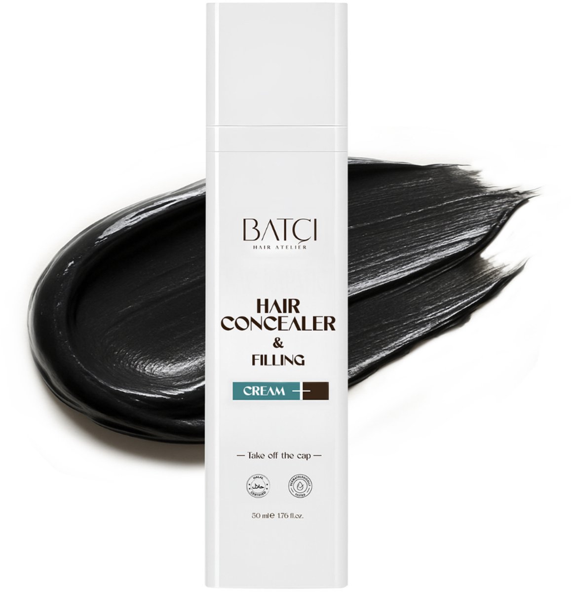 BATCI Hair Concealer & Filling Cream for Thinning Hair and Bald Spots - Waterproof Scalp Coverage for Men and Women - 50 ml