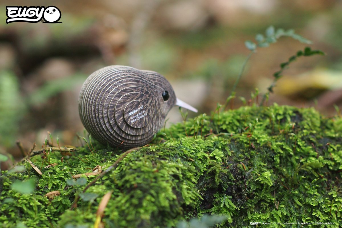 EUGY 3D Puzzel - Kiwi Bruin - Vogels - Duurzaam - Verzamel Ze Allemaal - 6 Jaar — afbeelding 6
