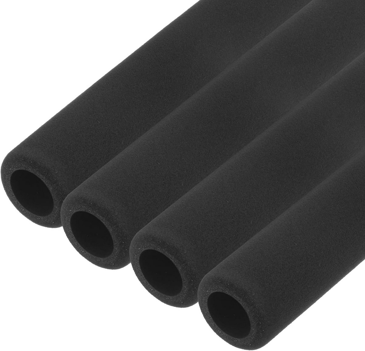 4 Stuks Buisisolatie Schuim - Flexibele Zwarte Isolatiebuizen voor Handvatten en Leidingen