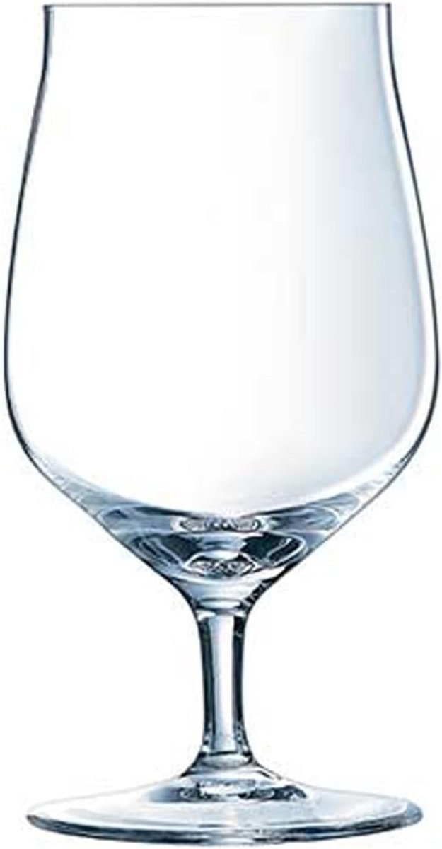 Set van 6 Wijn- en Waterglazen, 37 cl, Kristalhelder Glaswerk