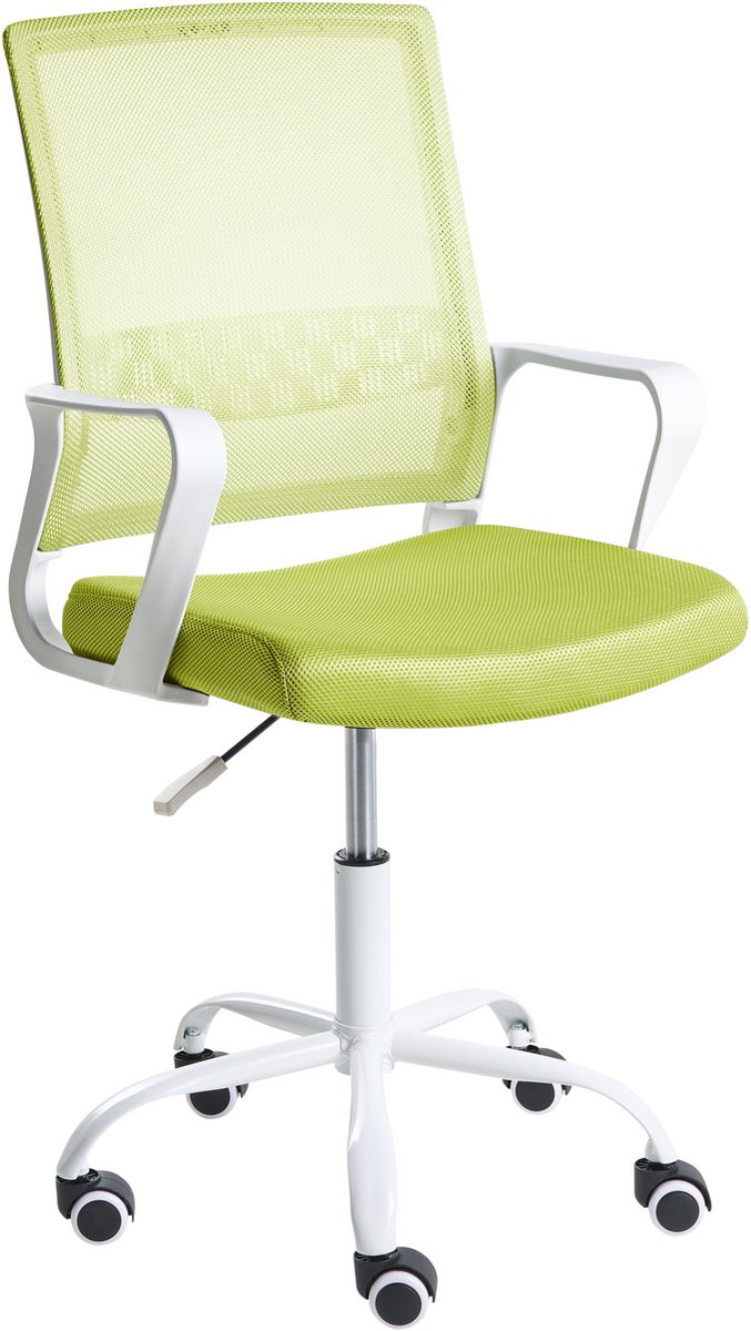 BELIANI EASE - Bureaustoel - Limegroen - Mesh