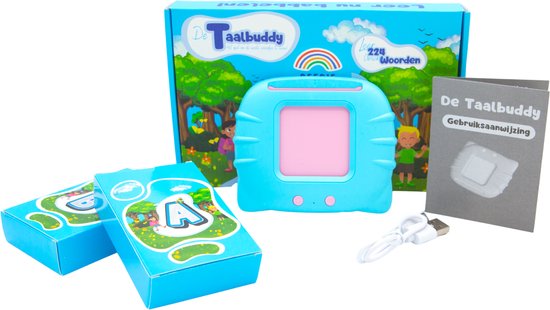 Beebie Babbels - De Taalbuddy - Blauwe Variant - Woordjes Leren