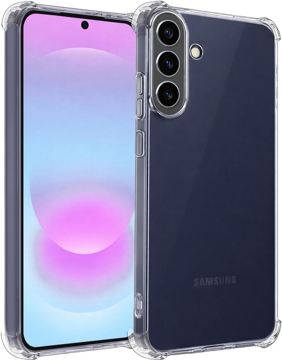 Housse - Adaptée au Samsung Galaxy A37 - Robuste & Antichoc - Housse de Protection en Silicone - Coque de Protection - Housse de Téléphone - Transparent