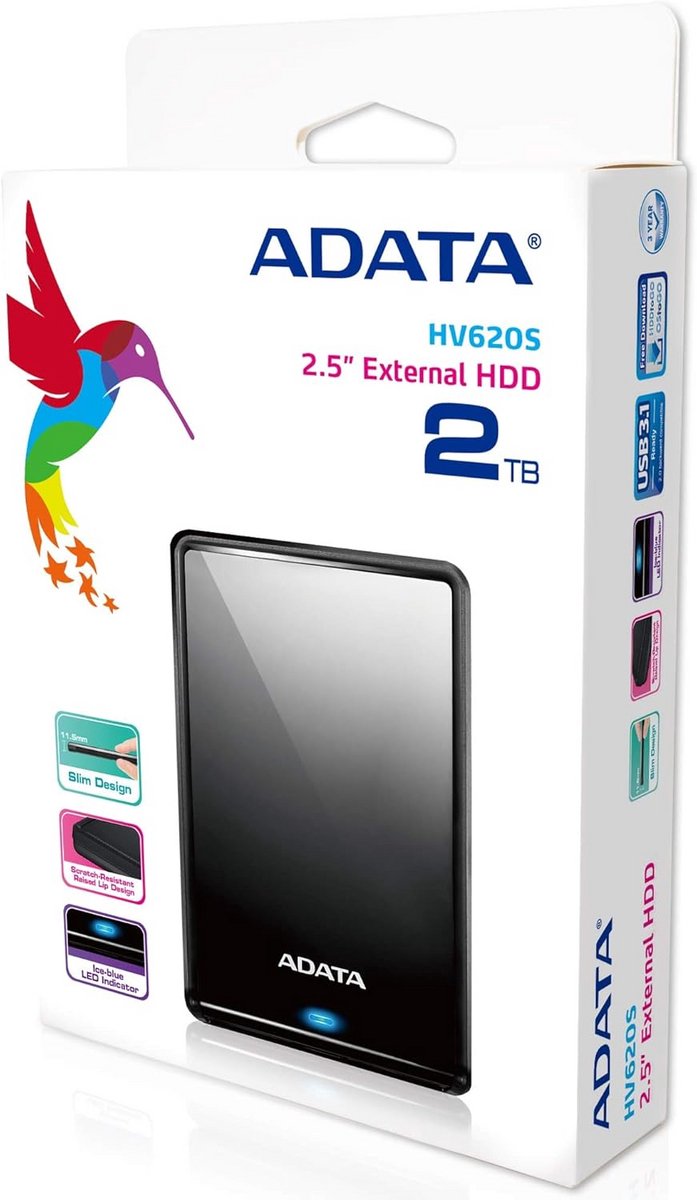 2TB Externe Harde Schijf USB 3.2 Slank en Draagbaar — afbeelding 4