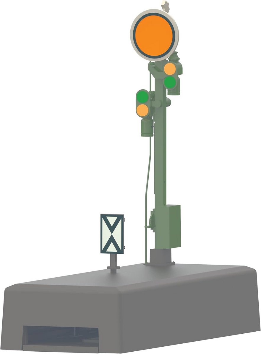 Voorsignaal Spoor H0 - Kant-en-klaar Model voor Modelspoorbaan